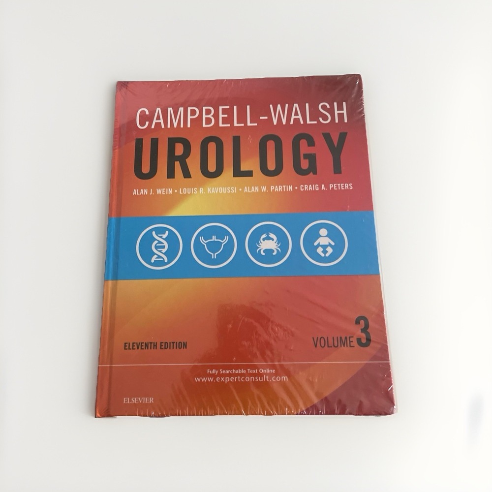 Campbell Walsh Urology Vol 3 11th Ed Hardcover Elsevier NEW Sealed